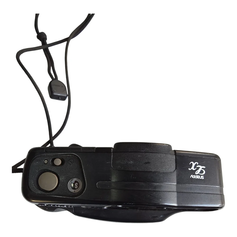 Canon Black Camera with Flash